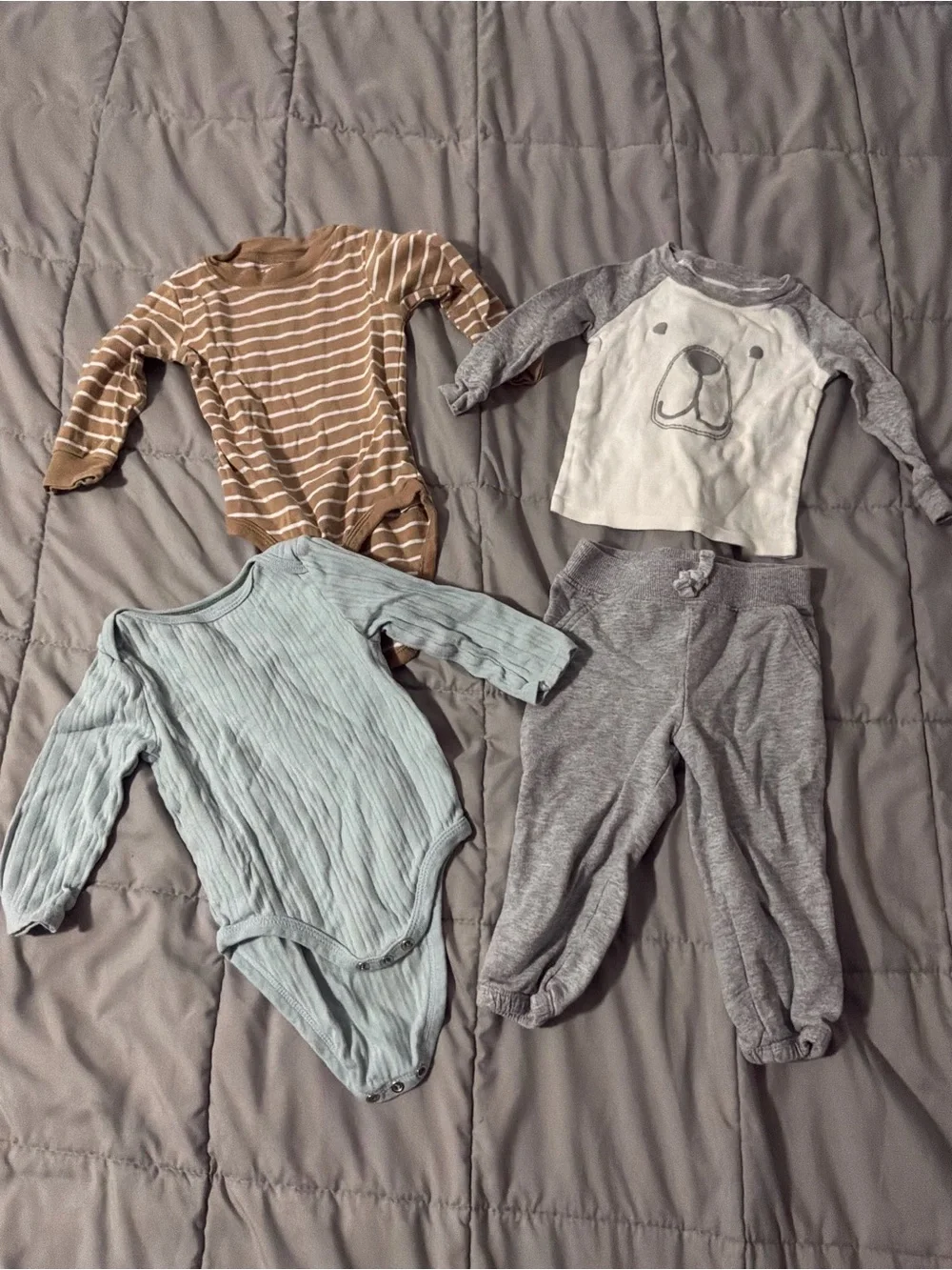 20 Piece 12 Month Mixed Brand Baby Boy Winter Bundle Lot